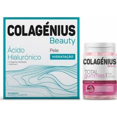 Colagénius Beauty Pack AH 30 Sobres + Total Gummies 60uds