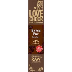 Lovechock Chocolat Noir Eco 94% Sans Sucre Extra Pur 40g