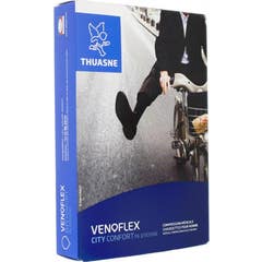 Thuasne Venoflex City 2 Chaussette Écosse Ho PF Noir 4N+ 1 Paire