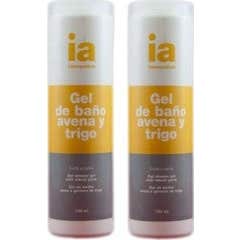 Interaphotek Gel douche avoine et blé 750 ml + 750 ml
