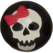 Inverness Pendiente Acero Inoxidable 194-1C Calavera Rosa