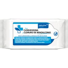 Salustar Chlorhexidine Bezlaconium Lingettes de poche 10 pièces