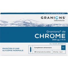 Granions Chrome 200mcg 30 Ampoules
