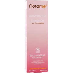 Florame Glow Protect Fluide Éclat à la Grenade Bio 40 ml