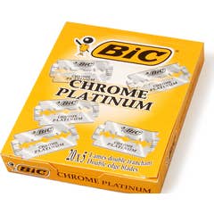 Lames de rasoir Bic Double Blade Chrome Platinum 100 pièces