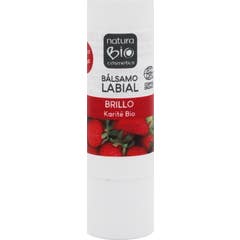Naturabio Cosmetics Baume à lèvres brillant au karité 5 g