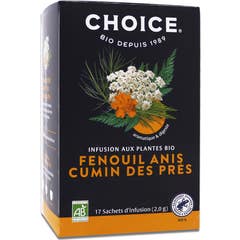 Choice Bio Infusion Bio Fenouil Anis Cumin 17 Sachets