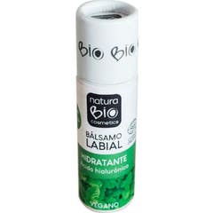 NaturaBIO Cosmetics - Baume à lèvres à l'acide hyaluronique menthe 9,5g