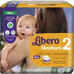 Libero Newborn 2 Couche 3-6kg 34uts