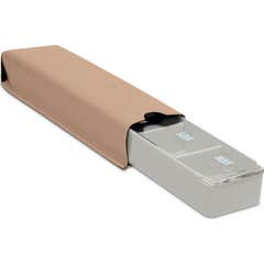 Plic Pilulier Journalier Daily Simili Cuir 4 Compartiments 1 ut