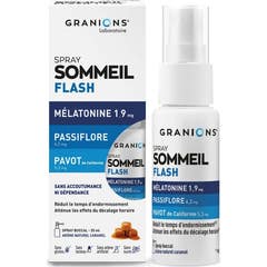 Granions Spray Sommeil Flash Mélatonine 1,9mg 25 ml