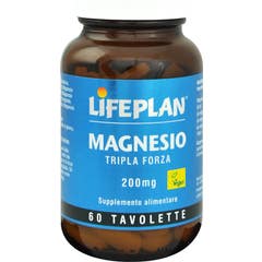 Lifeplan Magnésium Triple Strength 200mg 60 Pastilles