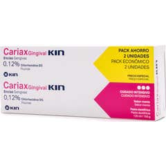 Cariax Pack Gingival Kin Dentifrice 2x125ml