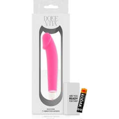 Dolce Vita Vibrateur réaliste en silicone rose 1pc