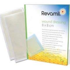 Melibiotech Revamil Wound dressing 8x8cm