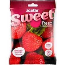 Acofarsweet Candy Sucre Sucre Sac de fraise 60 G