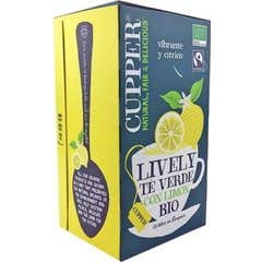 Cupper Green Tea Lemon Inf Bio 20 unités