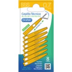 Oratek Cepillo Interdental Retractil 0,7 Mm Blister 8 Unidades