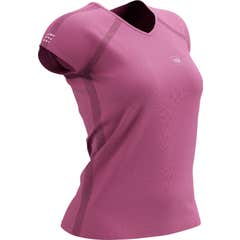 Compressport Shirt Training Ss Woman Deco Rose 1ut