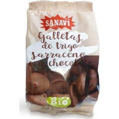 Sanavi Biscuit de Bl� Sarrasin avec Chocolat 200g