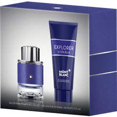 Montblanc Set Explorer Ultra Blue Edp 60ml + Shower Gel 100ml