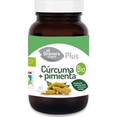 El Granero Curcuma Pimienta Bio 60caps *