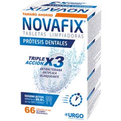 Novafix Tabletas Limpiadoras Triple Acción 66uds