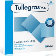 Tulle Gras Ms Comp Steril 20X20 10