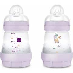 MAM Biberon Easy Start anti-colique Rose Mat 2x160 ml
