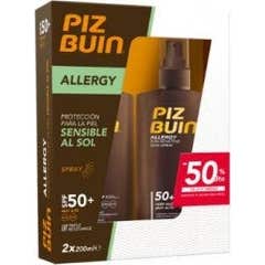 Piz Buin Duplo Spray Antiallergique 50+ 2x200 Ml