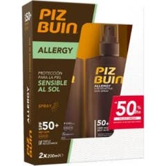 Piz Buin Duplo Spray Antiallergique 50+ 2x200 Ml