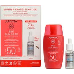 Apivita Kit Bee Sun Safe Fluide Visage Invisible Spf50 + Serum