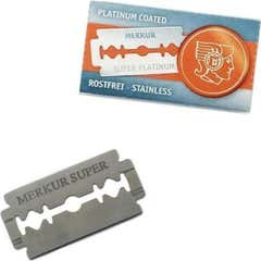 Merkur Super Platinum Razor Blades Stainless Steel 10uts