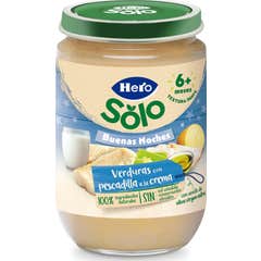 Hero Solo Bonne Nuit Légumes et Merlu 190 g
