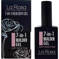 La Rosa Gel Constructeur 7 en 1 Soft Pink 15 ml