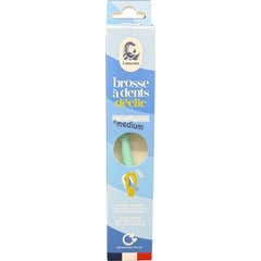 Lamazuna Brosse à Dents Moyenne Vert Pastel 1 ud