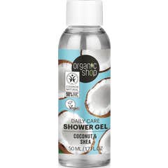Organic Shop Daily Care Shower Gel Coconut & Shea 50ml