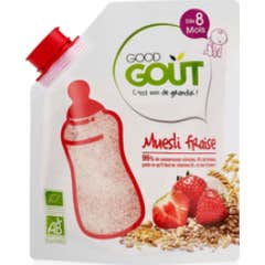 Good Goût Céréales Infantiles Muesli Fraise Bio Dès 8 Mois 200g