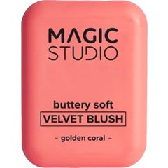 Magic Studio Fard à Joues en Poudre Velvet Blush Golden Coral 7,5 g