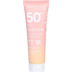Alphanova Daily Sun Glow Crème Solaire Visage Spf50+ Bio 50ml