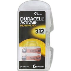 Duracell Activair Pile Aud 312 X6