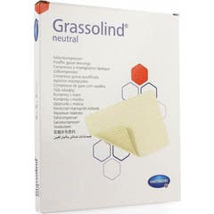 Grassolind Compresa con Vaselina 10x20cm 30uds