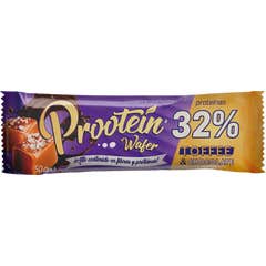 Menufitness Barres de Gaufres Protéinées 32% Chocolat Caramel 50g