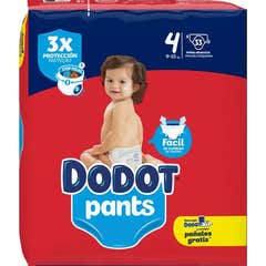Culotte de couche Dodot T- 4 9-15Kg 34Uds Culotte de couche Dodot T- 4 9-15Kg 34Uds