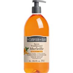 Le Comptoir du Bain Savon Marseille Mandarine et Sauge 1000ml