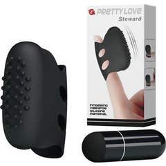 Pretty Love Flirtation Dé à coudre vibrateur Steward noir 1pc
