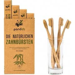 Pandoo Brosses À Dents Bambou 4 Unités