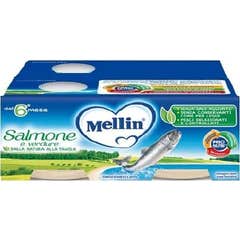 Mellin Bouillie Saumon 4x80g