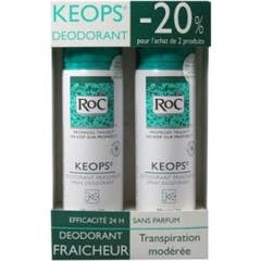 Déodorant sans alcool Keops 2x30ml
