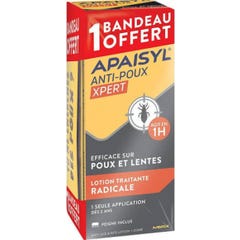 Apaisyl Xpert Lot Trait Poux Lente 200Ml+Band